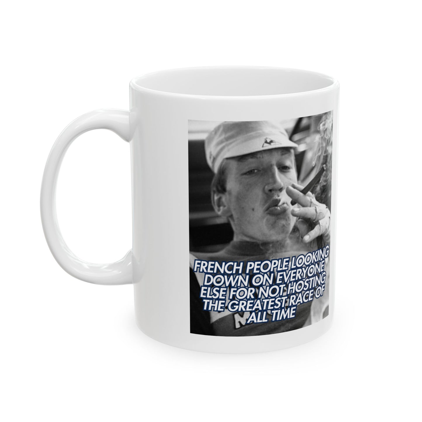 French Cycling Royalty Coffee Mug