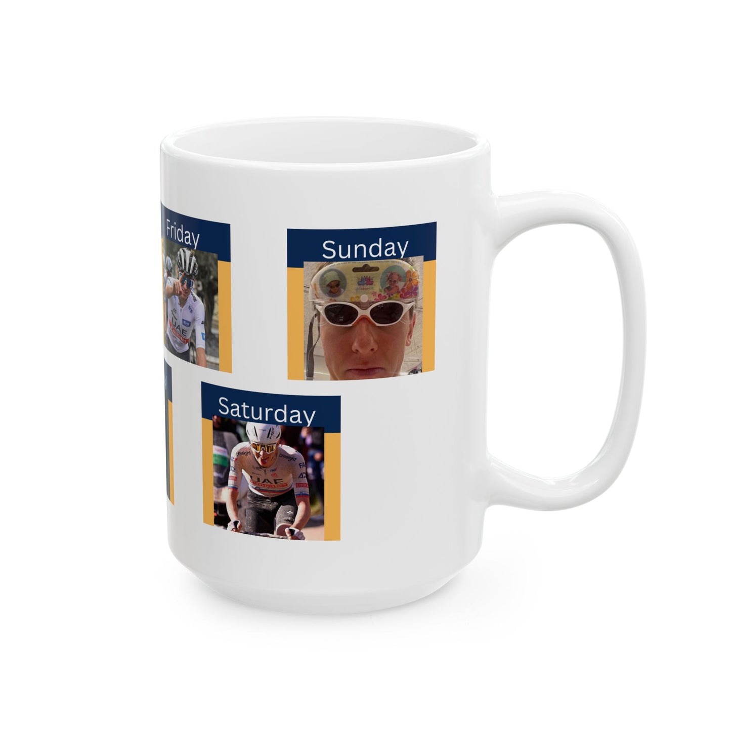Pogi Days of the Week Coffee Mug