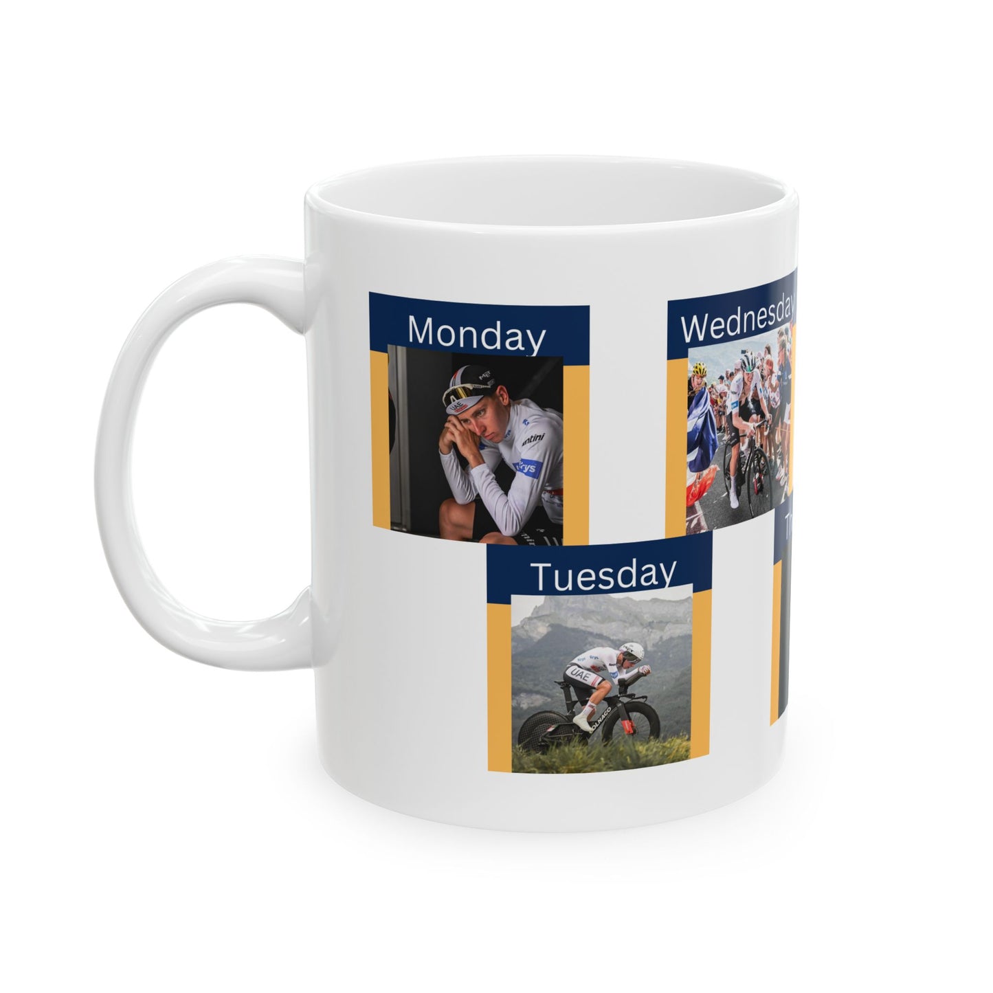 Pogi Days of the Week Coffee Mug