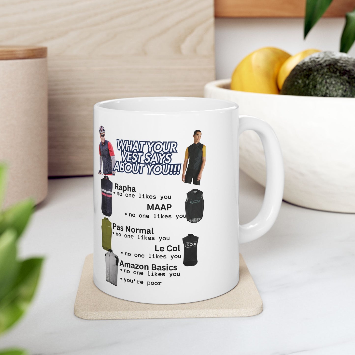 What Your Vest Says About You Coffee Mug