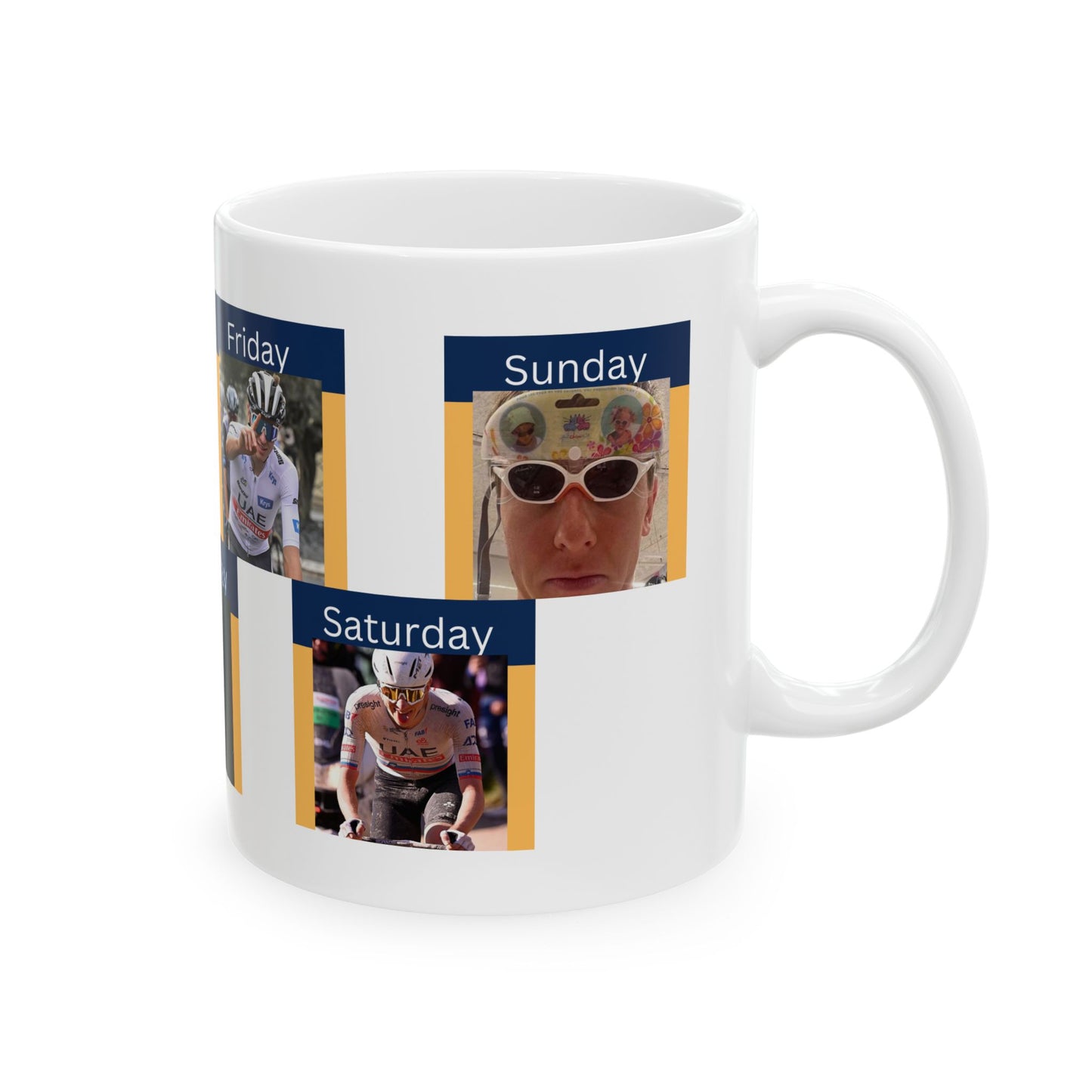 Pogi Days of the Week Coffee Mug