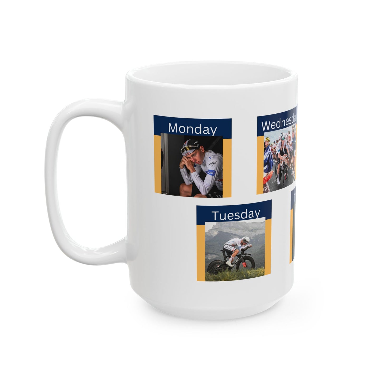 Pogi Days of the Week Coffee Mug