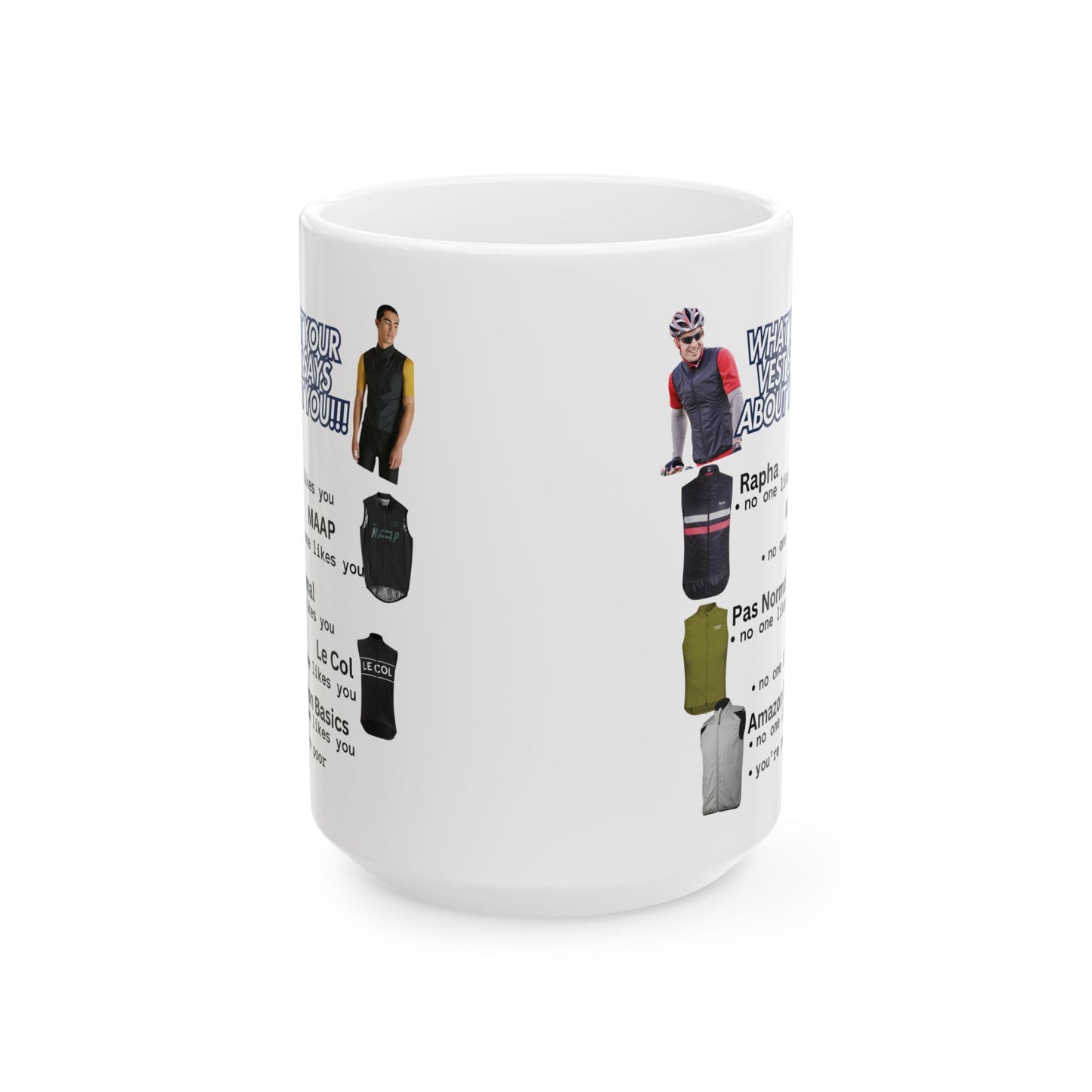 What Your Vest Says About You Coffee Mug
