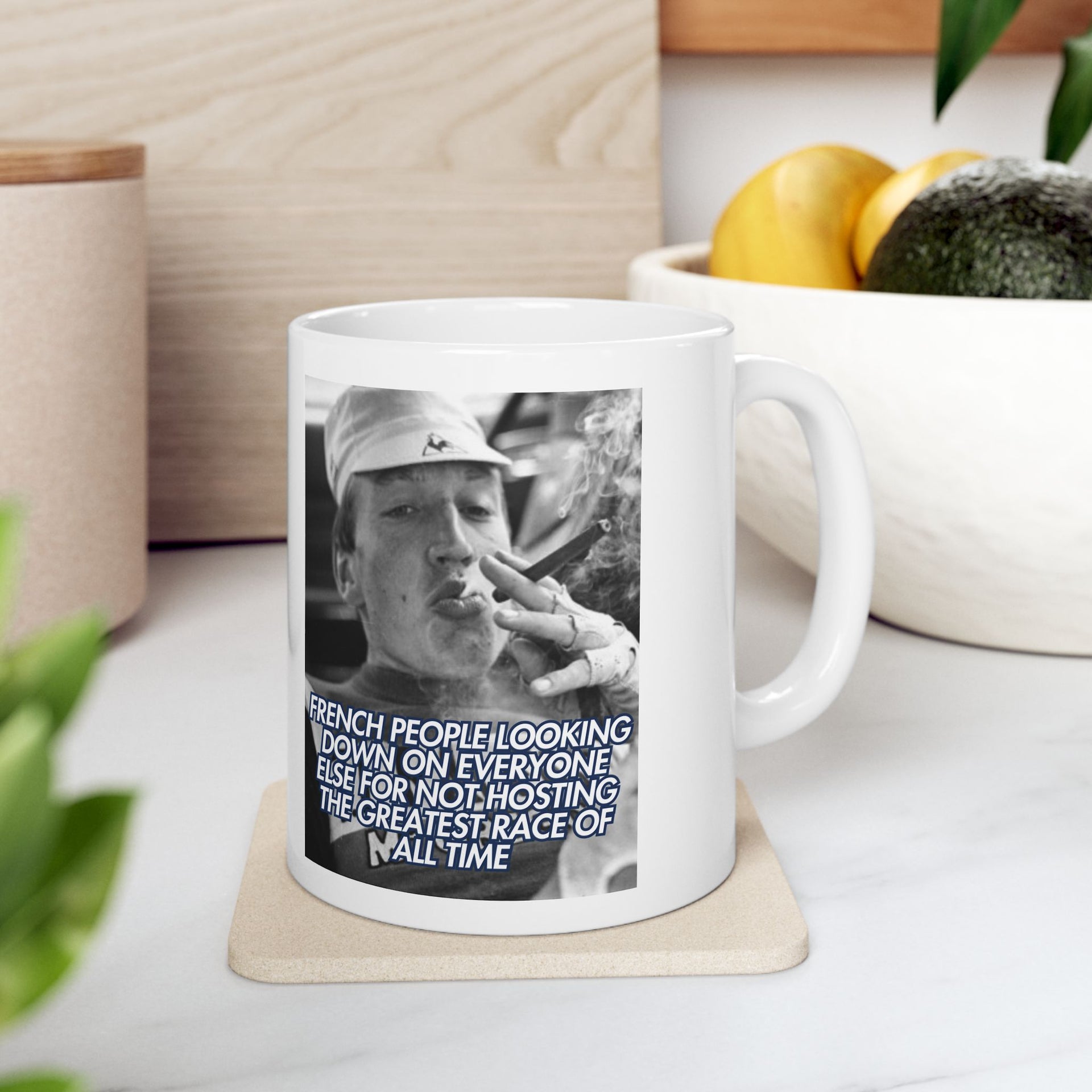 French Cycling Royalty Coffee Mug  On Your Left